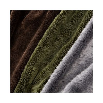100% poliestere soffice sherpa fleece tessuto di pelliccia corta per cappotto giocattolo personalizzabile