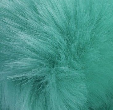 100% poliestere Materiale di ricambio pelliccia di volpe finta tinto per abbigliamento lussuoso e confortevole