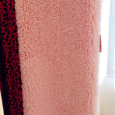 Stoffa di peluche 100% poliestere imitazione di lana Stoffa per abbigliamento Min Ordine 500 metri
