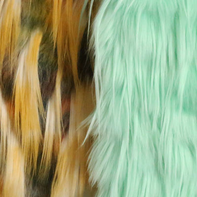 Cappotti invernali di peluche Jacquard con pelliccia finta di lusso 100% acrilico