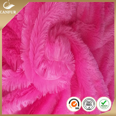 Tricot tessuto a maglia di peluche 100% poliestere pelliccia per capelli lunghi per produttori di giocattoli di peluche