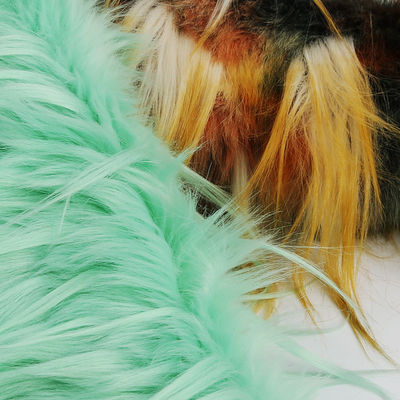 Cappotti invernali di peluche Jacquard con pelliccia finta di lusso 100% acrilico