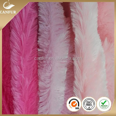 Tricot tessuto a maglia di peluche 100% poliestere pelliccia per capelli lunghi per produttori di giocattoli di peluche