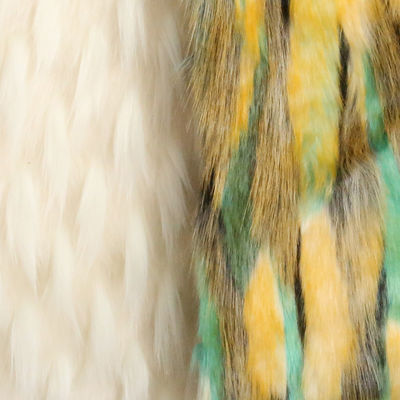 Cappotti invernali di peluche Jacquard con pelliccia finta di lusso 100% acrilico