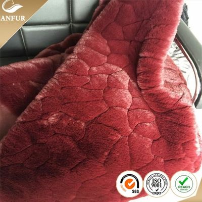 Stoccaggio al dettaglio di pellicce artificiale a maglia con materiale poliestere / acrilico