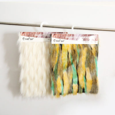 160cm 30-55mm JACQUARD Tessuto di pelliccia finta per abbigliamento 500 metri Plush Stampato 100% acrilico