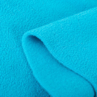 Modello spazzolato Colori personalizzati 100% poliestere 290gm tessuto di velluto polare morbido per cappotto