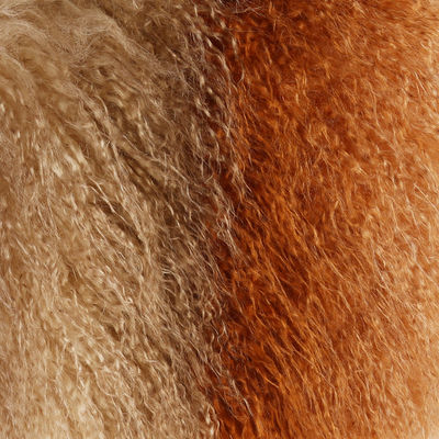 Tessuti di pelliccia finta a pila lunga ricci per cappotti e cuscini invernali in qualsiasi colore PANTONE