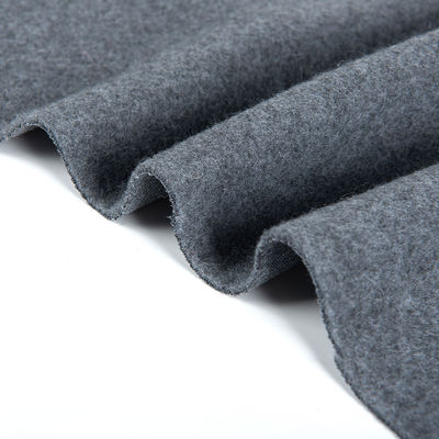 Anti Pilling due lati spazzolato tessuto di velluto polare per 250GSM colore semplice cappotto invernale