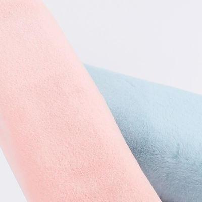 500 metri Min Ordinazione Tessuto di pelliccia di peluche 100% poliestere 10-20mm Densità D Tessuto a maglia
