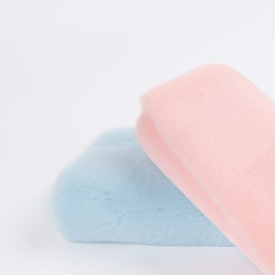 500 metri Min Ordinazione Tessuto di pelliccia di peluche 100% poliestere 10-20mm Densità D Tessuto a maglia