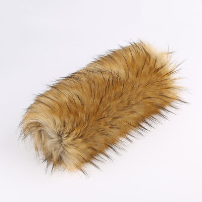 Peso elevato colore personalizzato Long Pile Fux pelliccia tessuto per abbigliamento 55-65mm pila