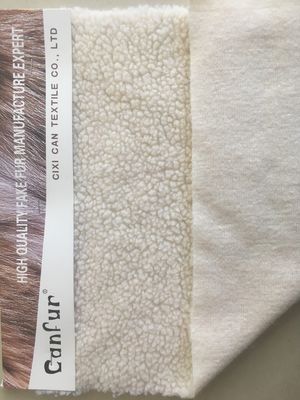 Giacche Sherpa Tessuto rivestimento tessuto intrecciato Polyester a maglia Fleece di stampa 100D Plain