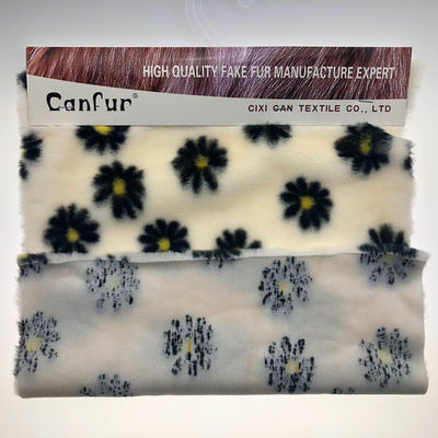 Giacca di pelliccia di coniglio con stampo di Jacquard 100% poliestere morbido per un fascino sofisticato