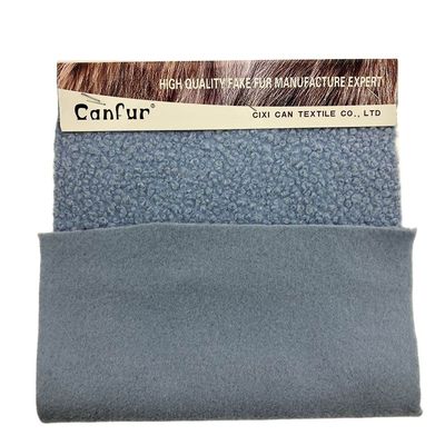 Giacche Sherpa Tessuto rivestimento tessuto intrecciato Polyester a maglia Fleece di stampa 100D Plain