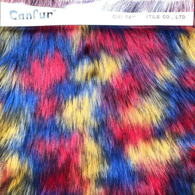 Monster Fux pelliccia tessuto per cappotto Monster stile Come per la vostra richiesta Capelli lunghi