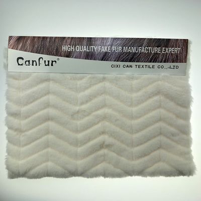 Pelliccia di coniglio tagliata stampata 1000 metri 15-25 giorni consegna 58/60" Larghezza da CANFUR CN