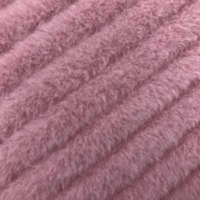 Materiale 100% poliestere colorante pelle di coniglio per abbigliamento