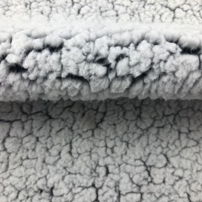 Tessuto di velluto stampato per abbigliamento invernale puro e durevole 100% poliestere