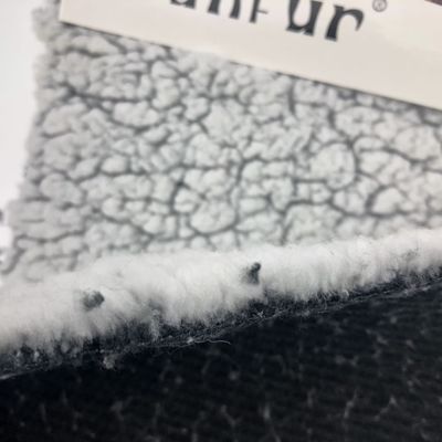 Tessuto di velluto stampato per abbigliamento invernale puro e durevole 100% poliestere