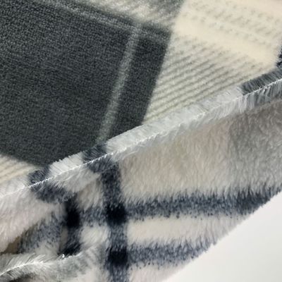 Indumenti Tessuti di peluche 100% poliestere Tessuti di flannel a maglia per coperte