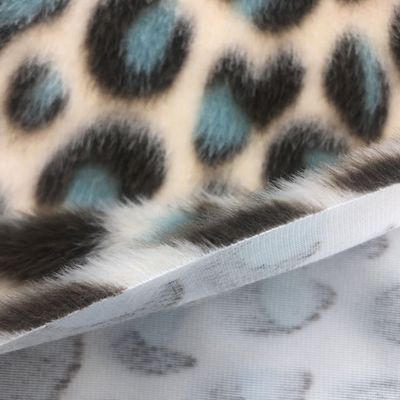 Tessile di pelliccia finta a maglia morbida per coperte femminili larghezza 58/60 pollici