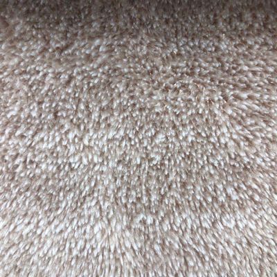 Tessuto di velluto di sherpa 100% di poliestere cationico tinto a maglia per varie applicazioni