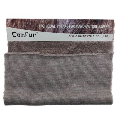 Tessuto di velluto di sherpa 100% di poliestere cationico tinto a maglia per varie applicazioni