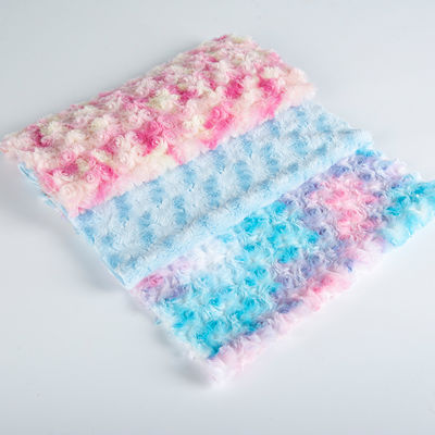 Tessuti a maglia 58/60" Larghezza Stampa colorata PV Tessuti di pelliccia di pelliccia a torchio