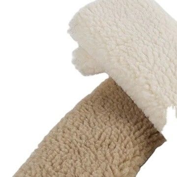 2023 Fabbriche da metà a fine Ordina poliestere particella di lana di agnello per rivestimento in stile di lusso