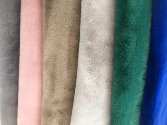 Confortevoli tecnici a maglia 100% poliestere pelliccia finta Moda tessuto di pelliccia corta
