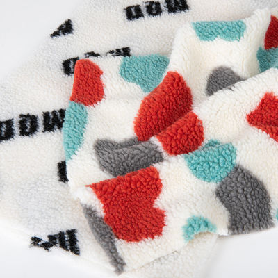 Giacca di velluto Sherpa con rivestimento in jacquard personalizzato
