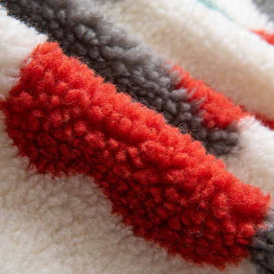 Giacca di velluto Sherpa con rivestimento in jacquard personalizzato