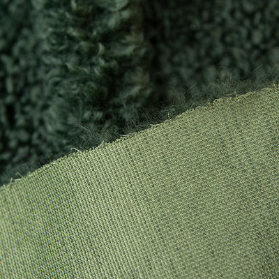 Tessuto a maglia di peso medio 100% poliestere Teddy per abbigliamento confezionato su misura