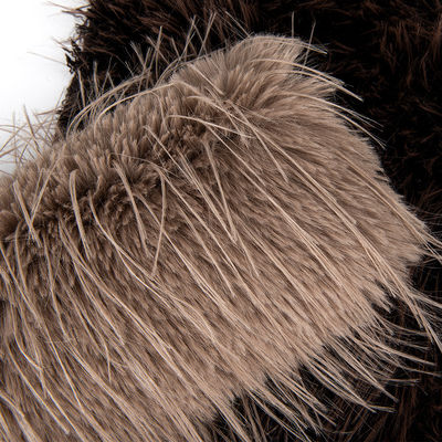 Densità di contatto Densità di capelli lunghi Pile di pelliccia finta con 100% di poliestere