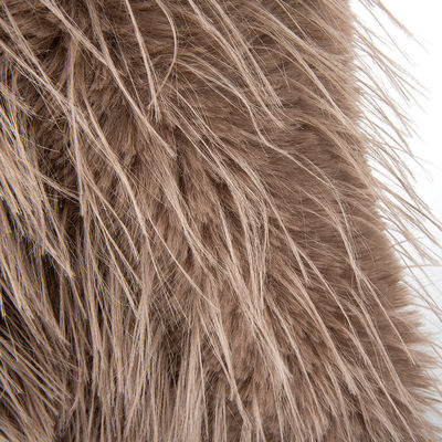 Densità di contatto Densità di capelli lunghi Pile di pelliccia finta con 100% di poliestere