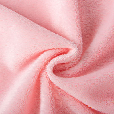 100% poliestere soffice sherpa fleece tessuto di pelliccia corta per cappotto giocattolo personalizzabile