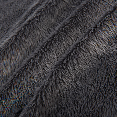 100% poliestere soffice sherpa fleece tessuto di pelliccia corta per cappotto giocattolo personalizzabile