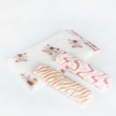 Tessuto di pelliccia per bambini con tessuto di orsacchiotto morbido e accogliente Indossare poliestere 100% personalizzato
