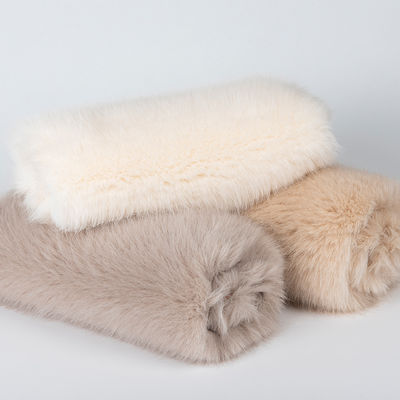100% poliestere pelle artificiale Sherpa ad alto peso per la produzione di abbigliamento invernale