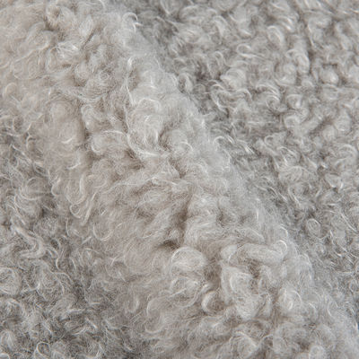 Larghezza 58/60" 100% poliestere pelliccia Teddy tessuto per abbigliamento Flannelette cerchi ricci