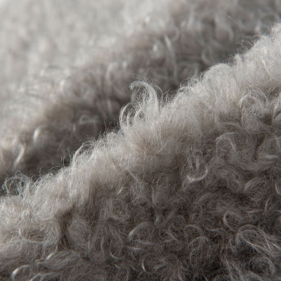 Larghezza 58/60" 100% poliestere pelliccia Teddy tessuto per abbigliamento Flannelette cerchi ricci