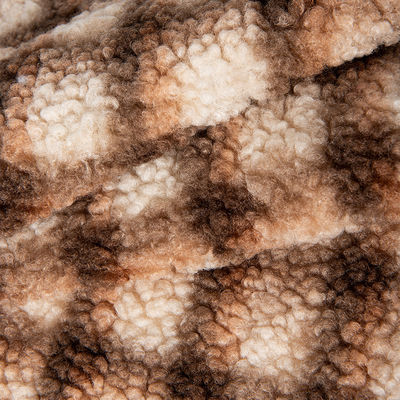 Peso medio Teddy Tessuto Abbigliamento giocattolo Flannelette per personalizzazione 100% poliestere