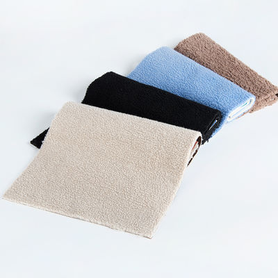 Conteggio di filati personalizzabili 100% poliestere sherpa fleece Teddy Bonded suede tessuto a maglia