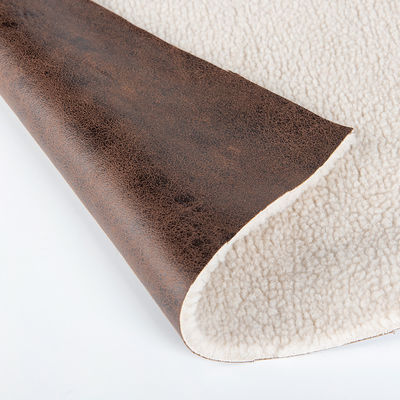 Conteggio di filati personalizzabili 100% poliestere sherpa fleece Teddy Bonded suede tessuto a maglia