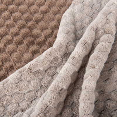 Capelli di coniglio a maglia Jacquard per abbigliamento invernale e giocattoli 100%