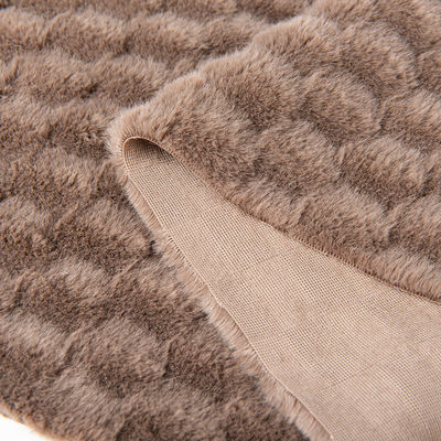 Capelli di coniglio a maglia Jacquard per abbigliamento invernale e giocattoli 100%