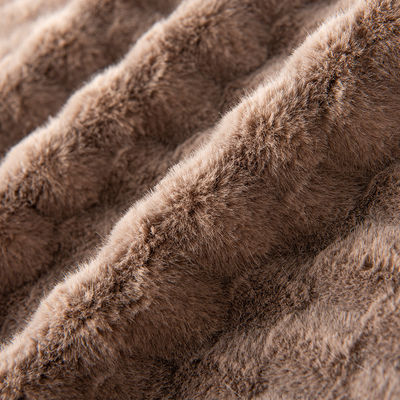 Capelli di coniglio a maglia Jacquard per abbigliamento invernale e giocattoli 100%