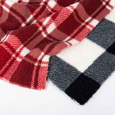 Super Soft 100 Polyester a maglia modello personalizzato 3D Jacquard Mirco Sherpa tessuto di velluto per abbigliamento