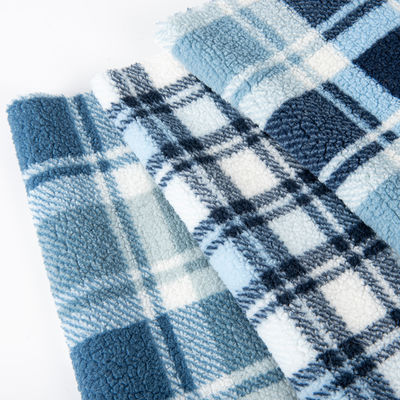 Super Soft 100 Polyester a maglia modello personalizzato 3D Jacquard Mirco Sherpa tessuto di velluto per abbigliamento